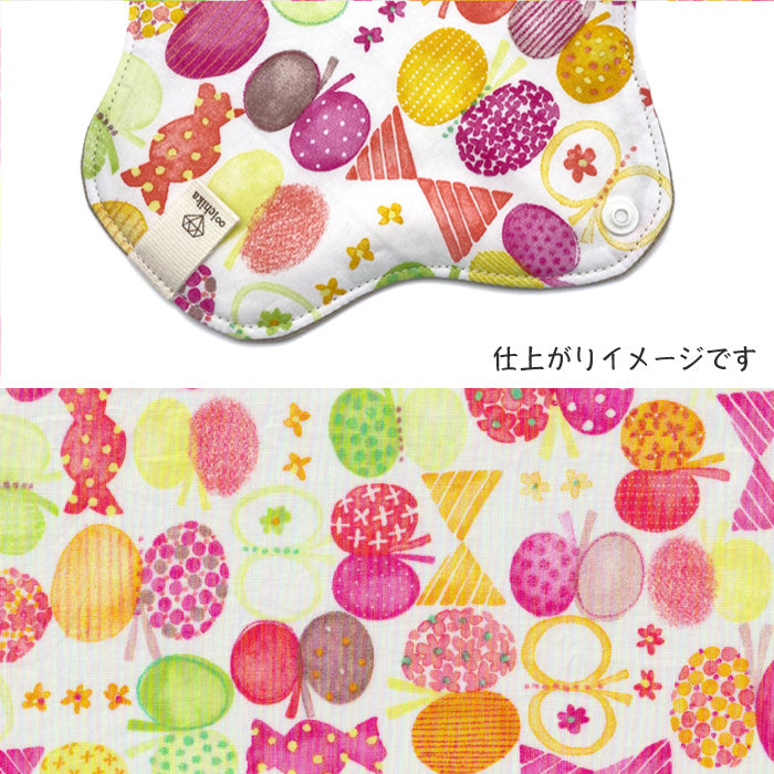 ■ 布ライナー・布ナプキン オーダー商品 【リボンちょうちょう】ピンク
