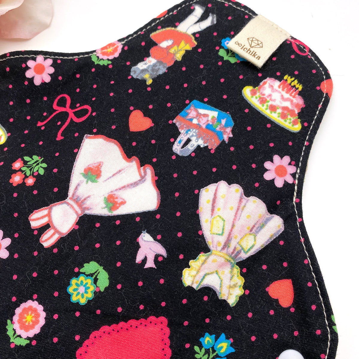一体型布ナプキン レギュラーサイズ 【レトロガール】 普通の日用