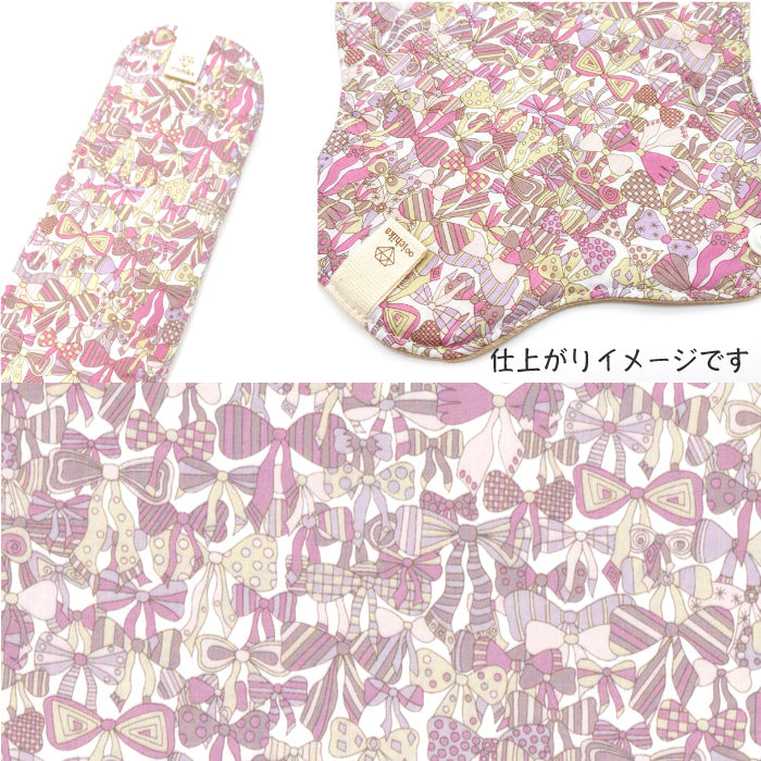 ■ 布ライナー・布ナプキン オーダー商品 【リバティ】Jenny's Ribbons ジェニーズ・リボンズ(パープル系)