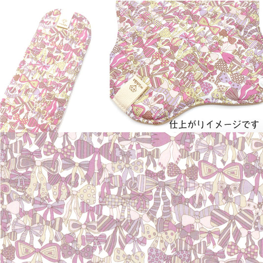 ■ 布ライナー・布ナプキン オーダー商品 【リバティ】Jenny's Ribbons ジェニーズ・リボンズ(パープル系)