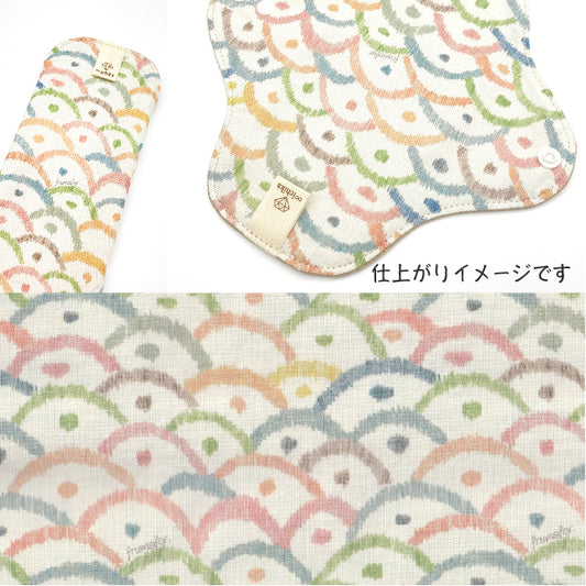 ■ 布ライナー・布ナプキン オーダー商品 【frumafar. -フラマファー-】O'sakana Uroco(USAコットン)