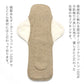 一体型布ナプキン ロングサイズ 【サニーガーデン】 水色 多い日用